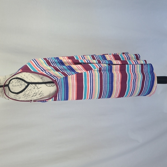 Vinage Striped Casual Dress - Purple Multi - Picture 6 of 8